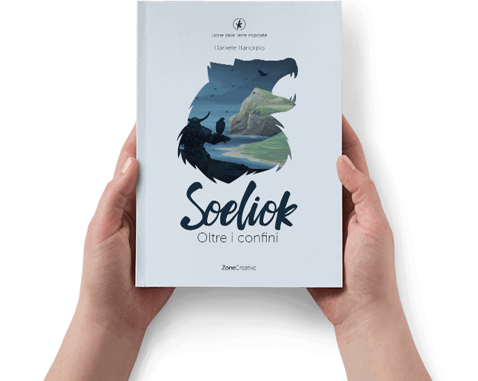 mani che tengono il libro 2 di Soeliok: Oltre i confini