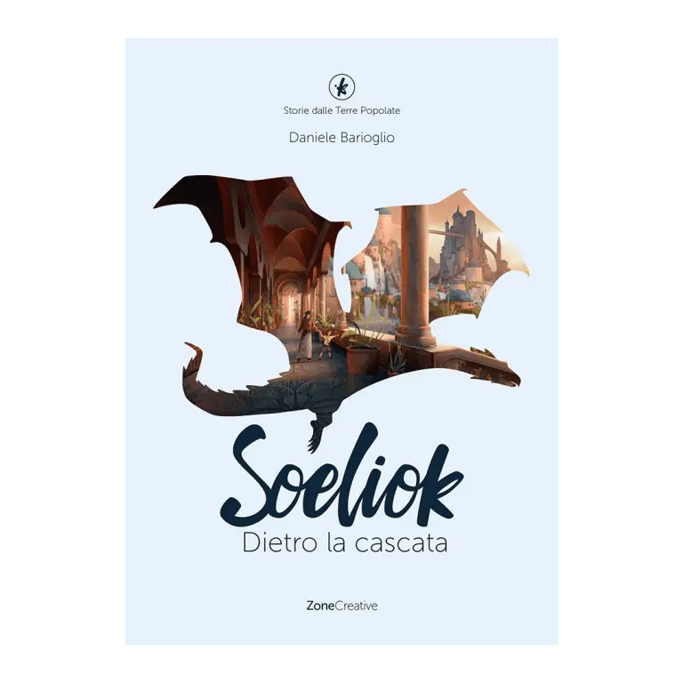 Copertina italiana libro 3 di Soeliok: dietro la cascata